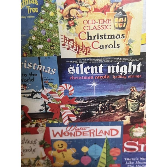 White Mountain Christmas Carols Holiday Santa Jigsaw Puzzle 1000 Pieces Collage - Picture 10 of 16